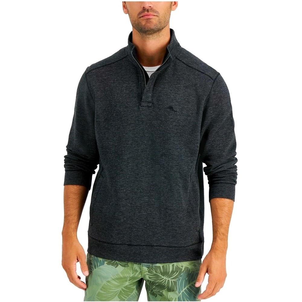 Tommy Bahama Mens Quarter Zip Resort Golf Pockets Premium Atheleisure